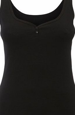 Bhs Womens Black Sweetheart Vest, black 2424038513