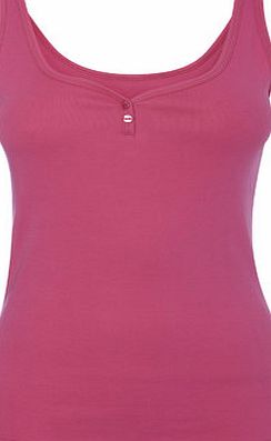 Bhs Womens Bright Pink Sweetheart Vest, bright pink