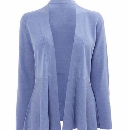 Bhs Womens Cobalt Supersoft Crew Cardigan, cobalt