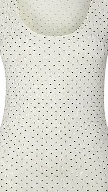 Bhs Womens Cream And Purple Spot Super Soft Heat