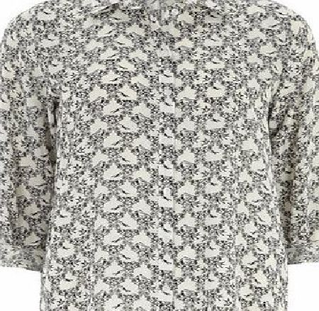 Bhs Womens Dorothy Perkins Ivory Bird Print