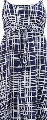 Bhs Womens Fine Cross Hatch Printed Dress,
