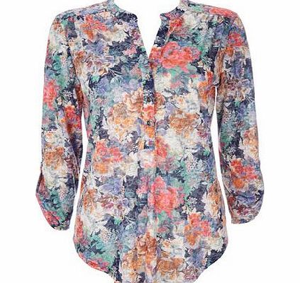 Bhs Womens Floral Shirt, multi 12030289530