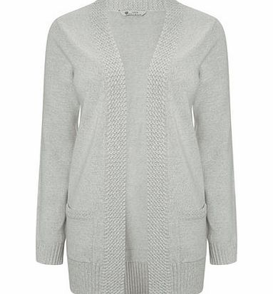 Bhs Womens Grey Multi Cotton Rich Edge to Edge