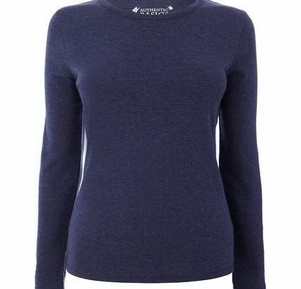 Bhs Womens Indigo Long Sleeve Crew Neck Top, indigo