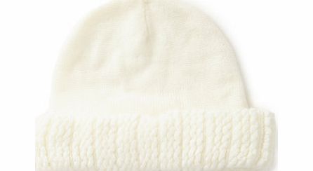 Womens Ivory Supersoft Beanie, ivory 6605520904