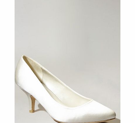 Bhs Womens Ivory Wedding Collection Satin Point