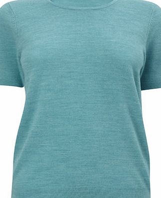 Bhs Womens Jade Supersoft Short Sleeve Crew Jumper,