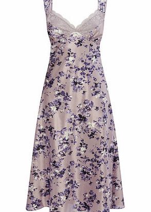 Bhs Womens Lilac Crystal Champagne Long Printed