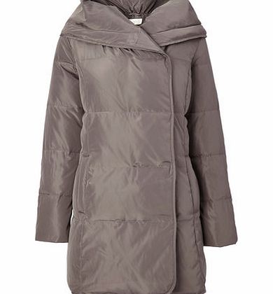 Bhs Womens Mink Down Swing Puffer Coat, mink