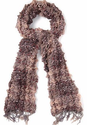 Womens Multi Pink Spring Bubble Scarf, multi