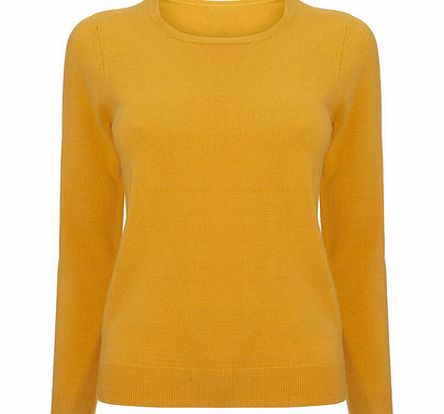 Bhs Womens Mustard Supersoft Long Sleeve Crew
