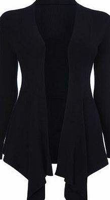 Bhs Womens Navy Waterfall Cardigan, navy 587360249