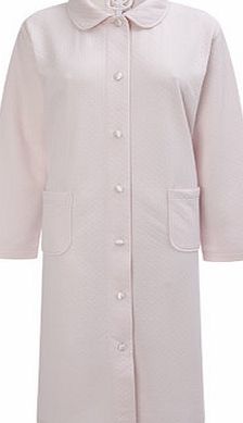 Bhs Womens Pale Pink Pointelle Housecoat, Pale Pink