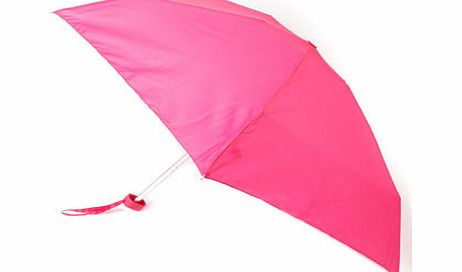 Bhs Womens Pink Mini Flat Plain Umbrella, pink