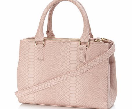 Bhs Womens Pink Mini Reptile Grab Bag, pink 3125820528