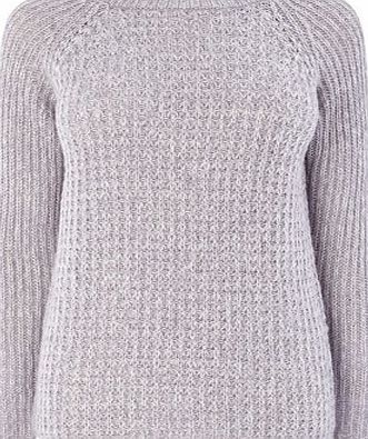 Bhs Womens Pink Mixed Stitch Jumper, pink 586211343