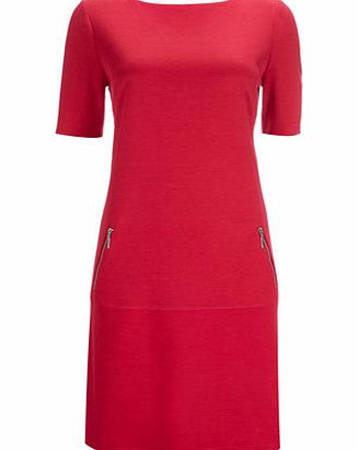 Bhs Womens Pink Petite Ponte Dress, pale pink