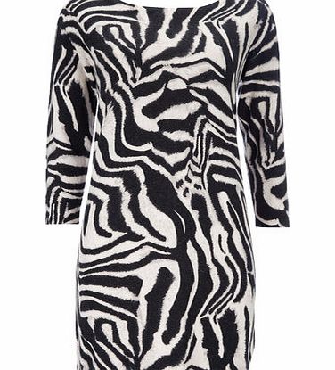 Bhs Womens Printed Tiger Dress, black 12031678513