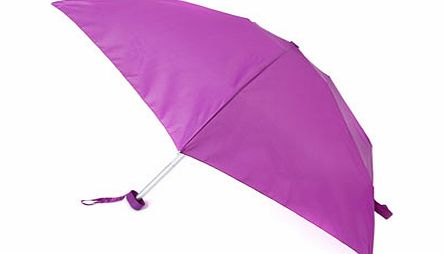 Bhs Womens Purple Mini Flat Plain Umbrella, purple