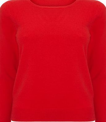 Bhs Womens Scarlet Supersoft Long Sleeve Crew