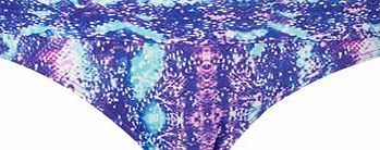 Bhs Womens Snake Print Bikini Bottoms, multi pink