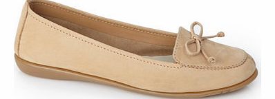 Womens Tan TLC Wide Fit Bow detail Loafer, tan