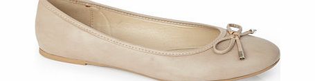 Bhs Womens Taupe Ballet Pumps, taupe 2842920106