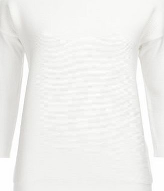 Bhs Womens Wallis White Ottoman Sweater, white