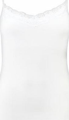 Bhs Womens White Hidden Support Longer Vest, white