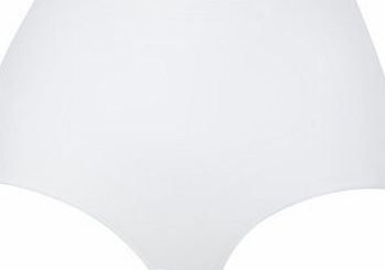Bhs Womens White Tummy Trimmer Shaping Brief, white
