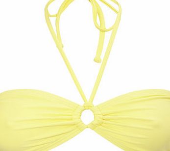 Bhs Womens Yellow Great Value Plain Bandeau Bikini