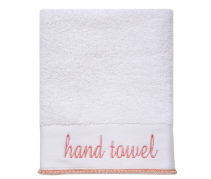 Word hand towel