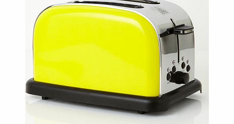 Yellow Essentials 2 Slice Toaster, yellow