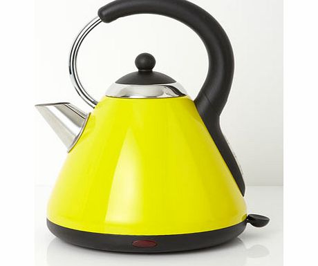 Yellow Essentials pyramid kettle, yellow