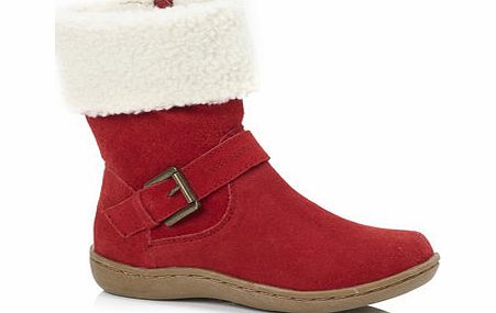 Younger Girls Suede Ankle Boots, pink 1114730528