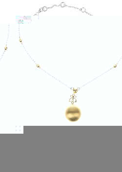 Gold Plated Ball Charm Pendant LB297/56
