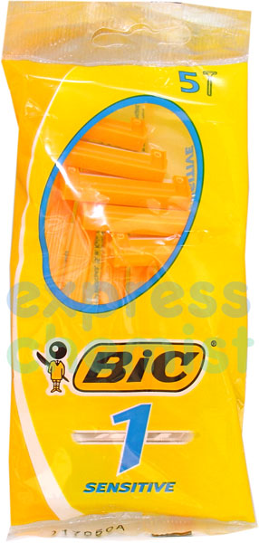 Bic 1 Disposable Classic Razors - Sensitive x5