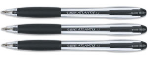 Bic Atlantis Stic Ball Pen Cushion Grip 1.2mm