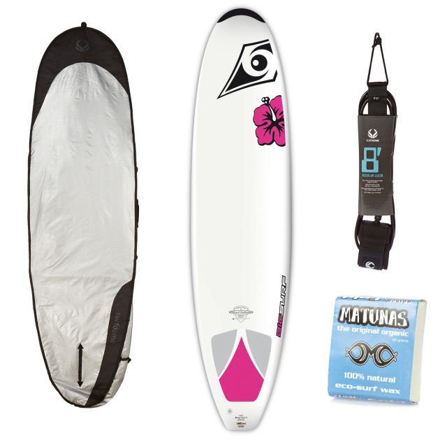 Bic Dura Tec Natural Wahine Surfboard Package -