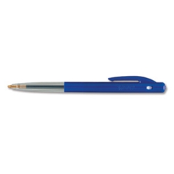 bic M10 Clic Ball Pen 0.4mm Line Width Blue Ref