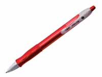 Velocity retractable pen with red gel ink