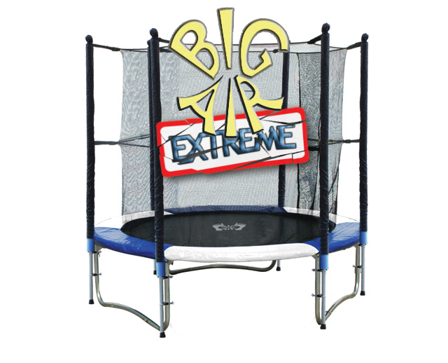 Big Air 8ft Trampoline Big Air Extreme With Safety