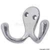 Bags Diecast Chrome Plated Double Robe Hooks