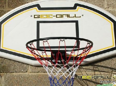 BEE-BALL ZY-015 Basketball Hoop with Full Size Backboard & Net for Outdoor use for Adults & Children.