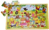 Bigjigs Toys Ltd 24 Piece Puzzle Tray - Teddys Picnic