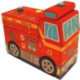 Bigjigs Toys Wooden Stacking Fire Engine