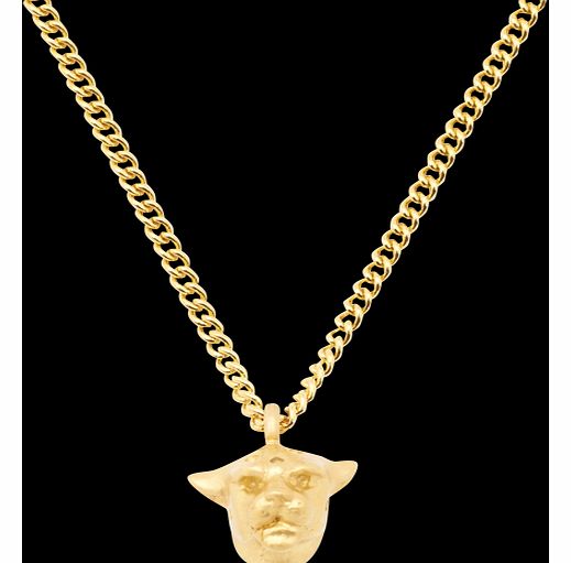 Gold Plated Panther Pendant