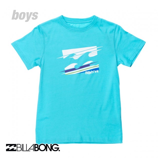 Boys Billabong Slammer T-Shirt - Sea Blue