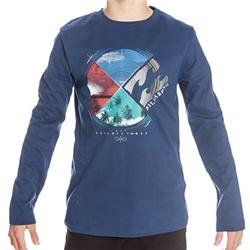 Boys Pinpoint T-Shirt - Estate Blue